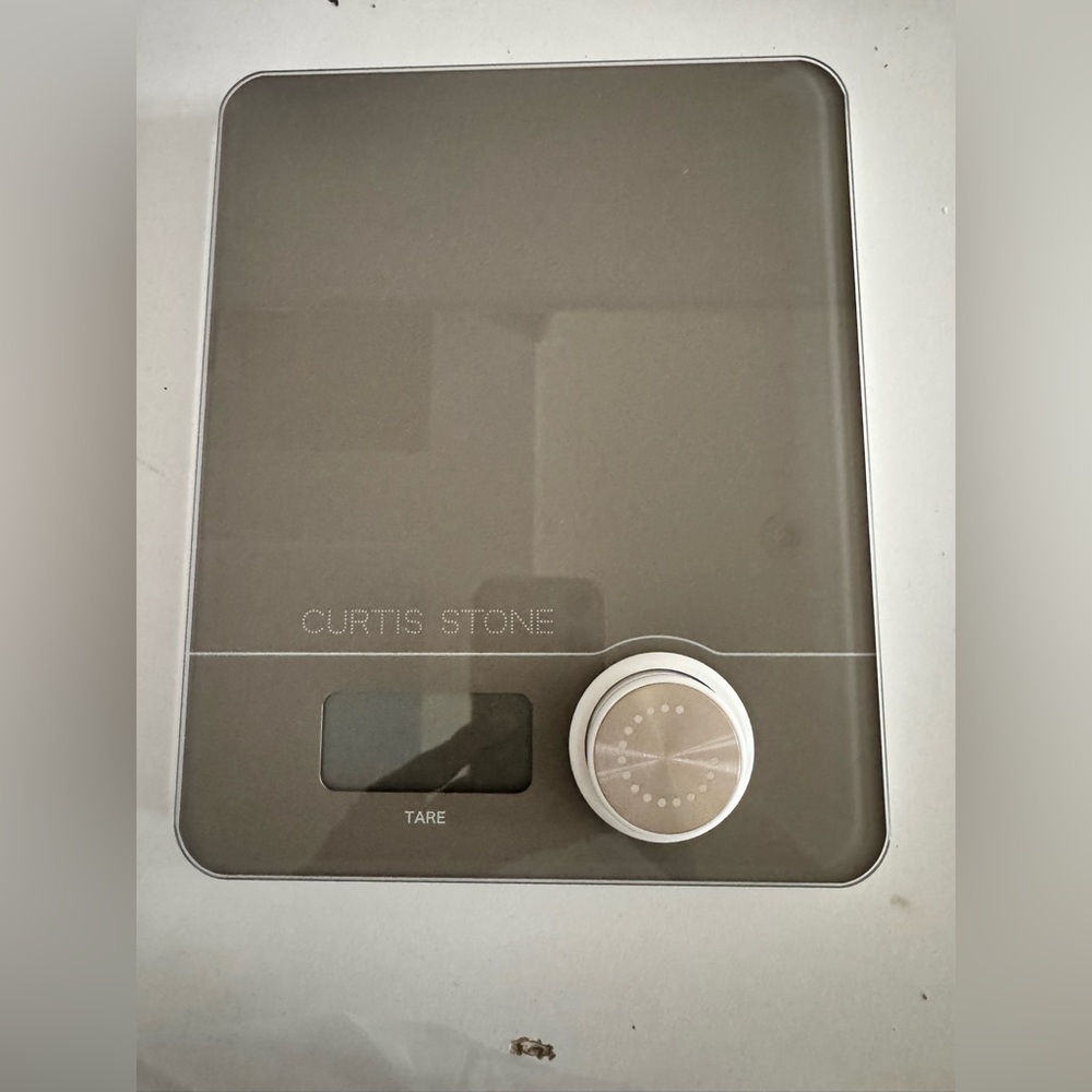 NIB Curtis Stone Kinetic Tare Kitchen Weight Scale Battery Free Technology